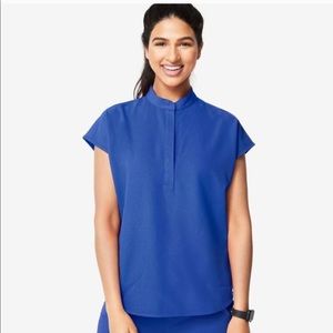 NWT Figs Winning Blue Rafaela Scrub Top